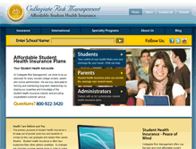 Tablet Screenshot of collegiaterisk.com